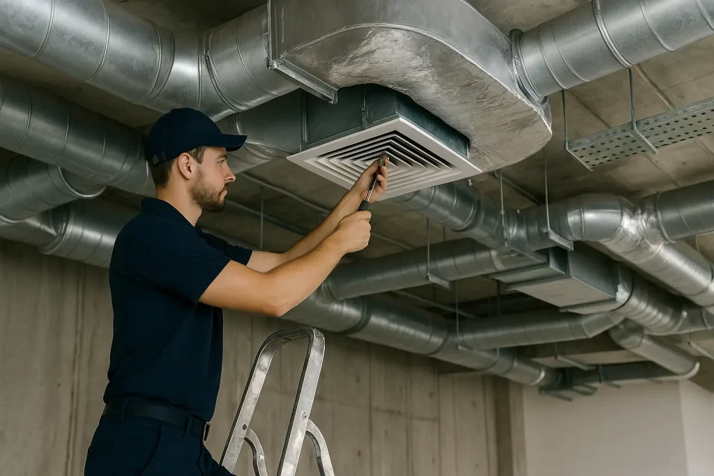 Ductable and cassette AC installation